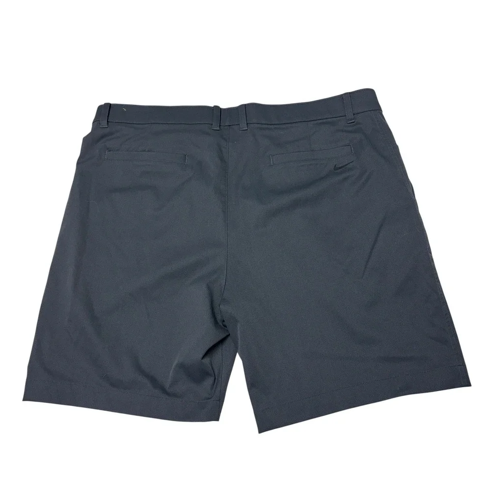 Nike Golf Shorts Mens 40X8 Dark Gray Flat‎ Front Performance Dri-Fit Tech